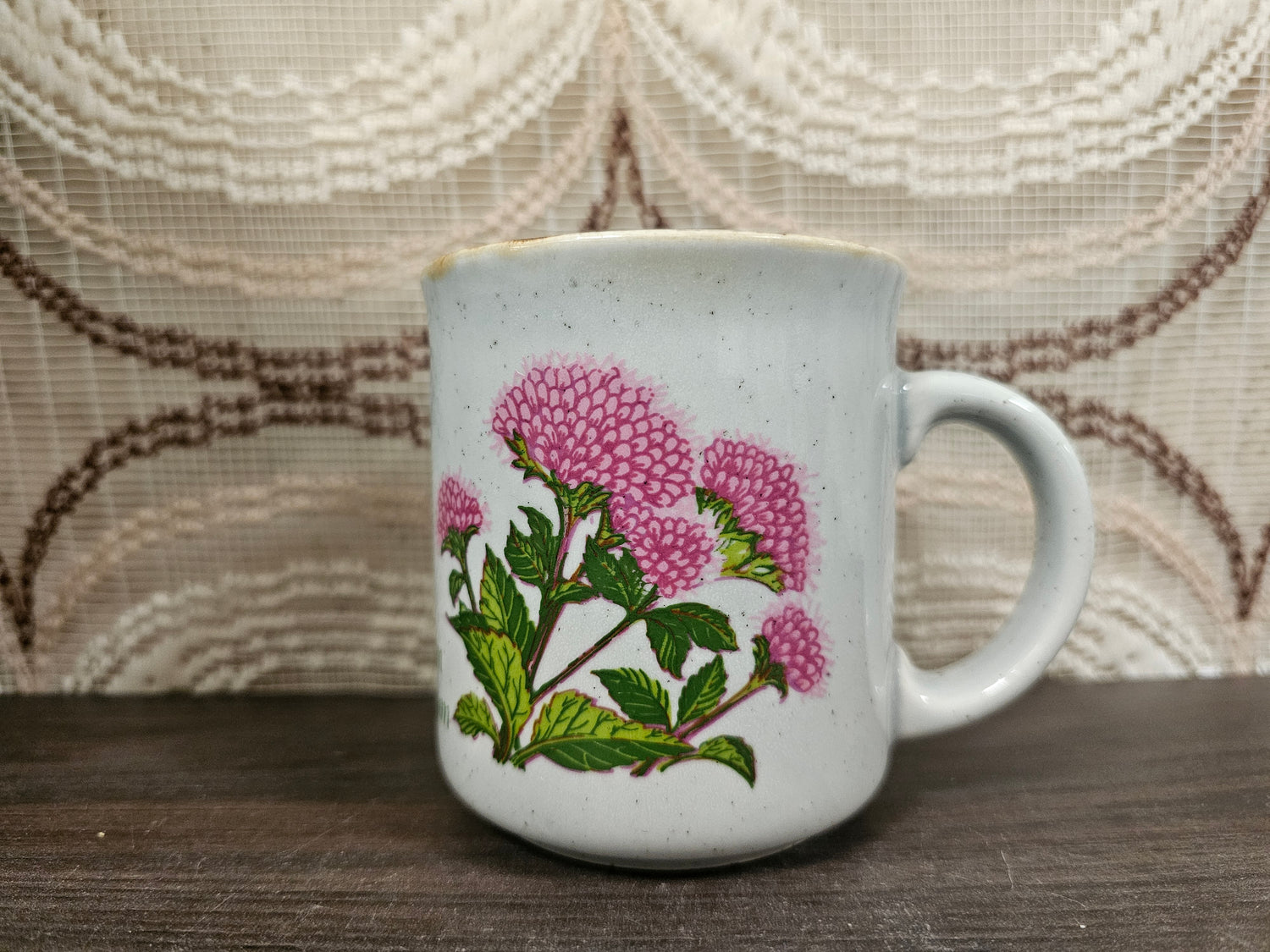 Vintage Becel mok Eupatorium canabinum – Made in England