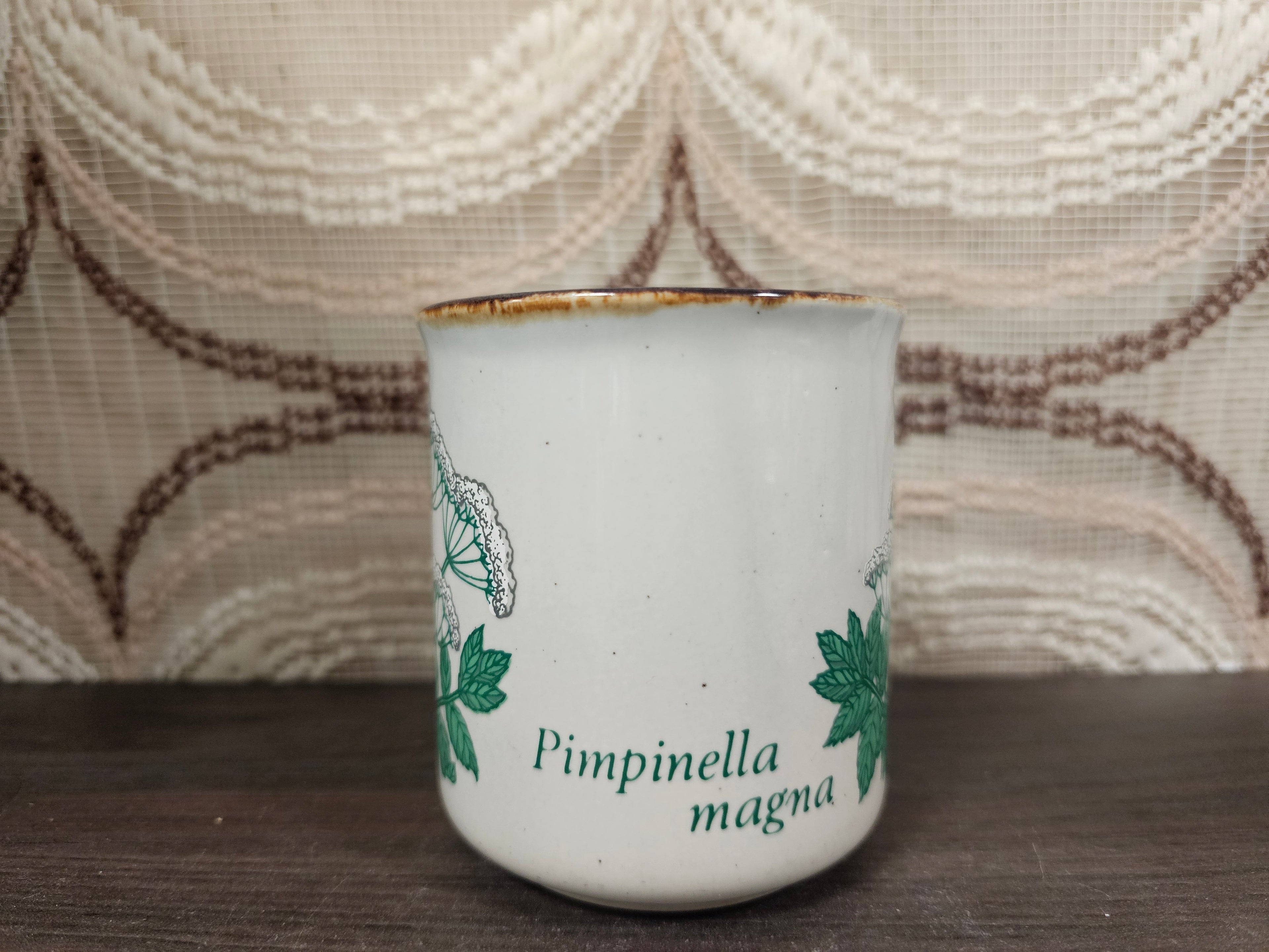 Vintage Becel mok Pimpinella Magna – Made in England
