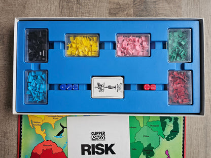 Vintage Risk klassiek bordspel – Clipper rode doos jaren 70