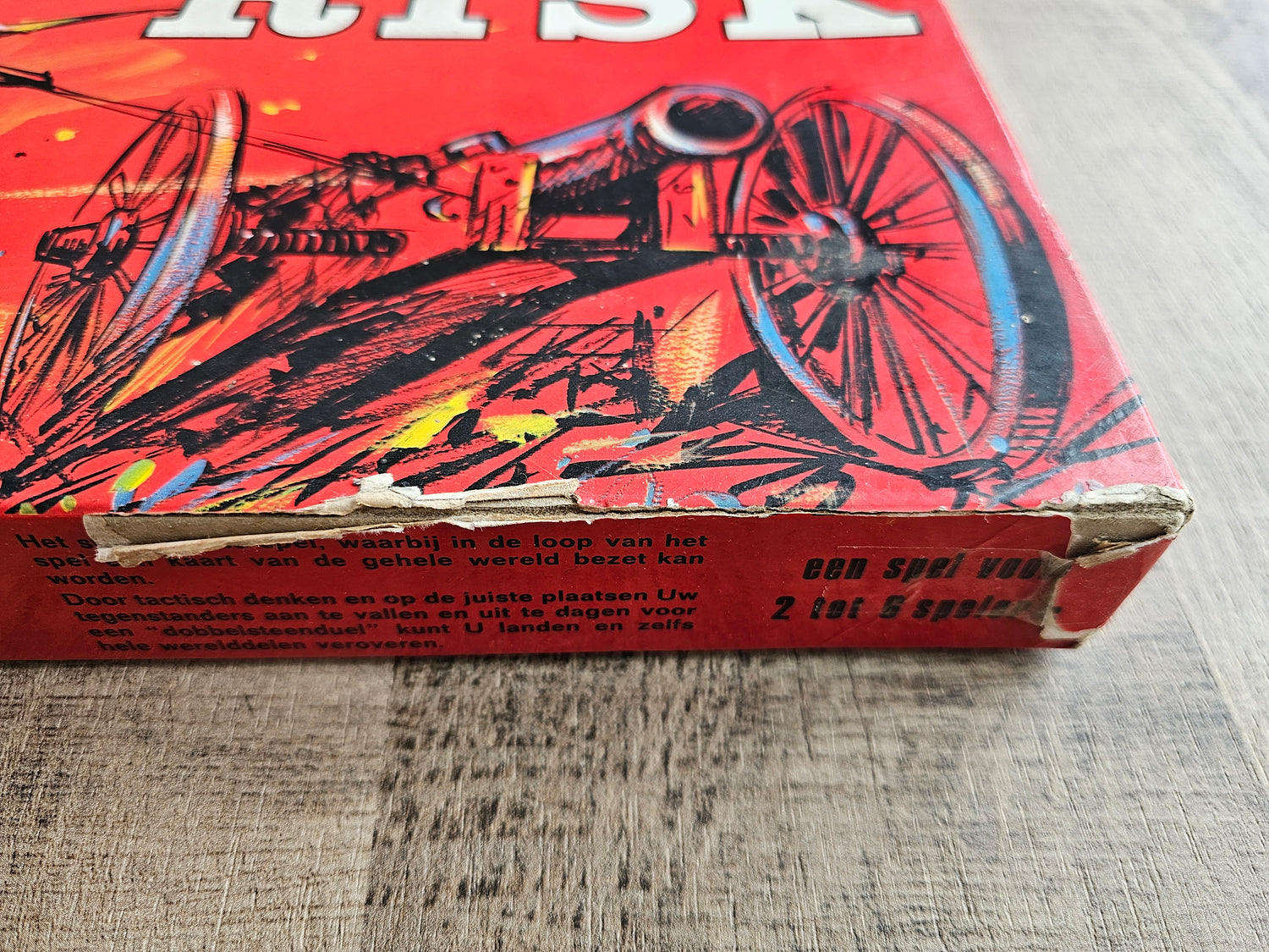 Vintage Risk klassiek bordspel – Clipper rode doos jaren 70