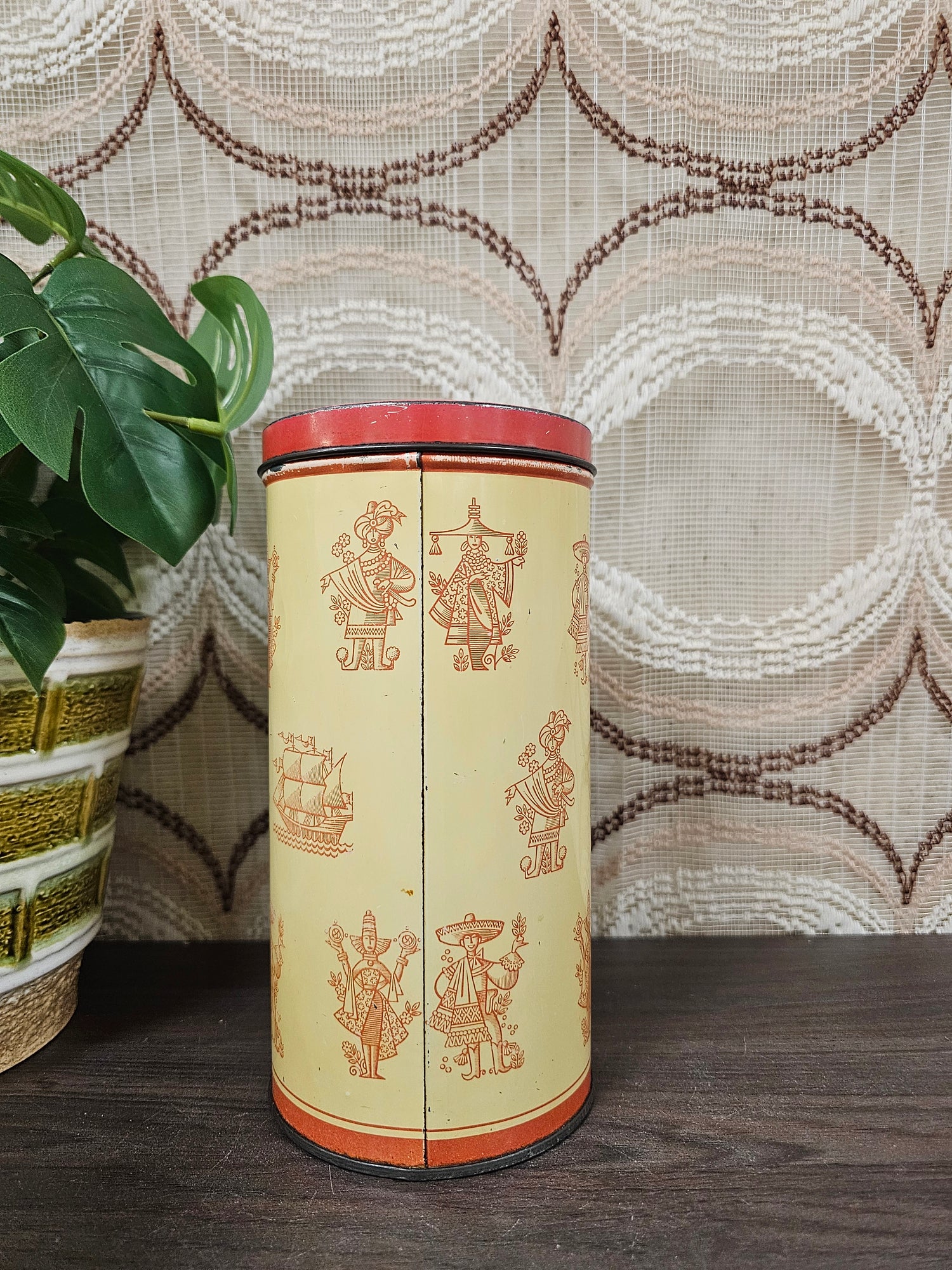 Vintage beschuitblik De Gruyter – klassiek ontwerp
