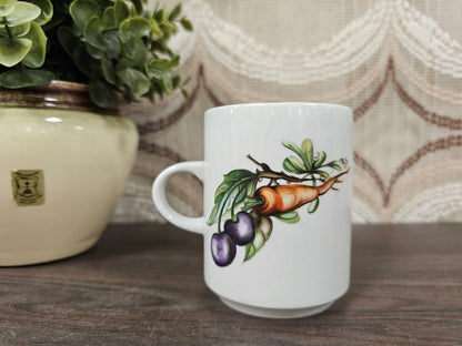 Villeroy Boch Royco vintage beker met groente afbeelding