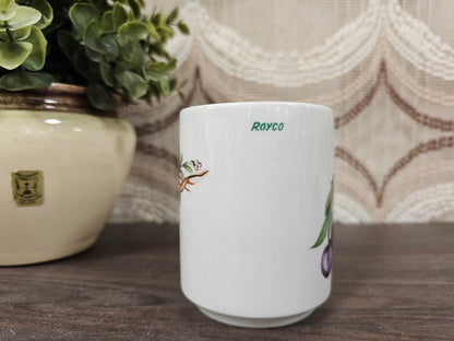 Villeroy Boch Royco vintage beker met groente afbeelding