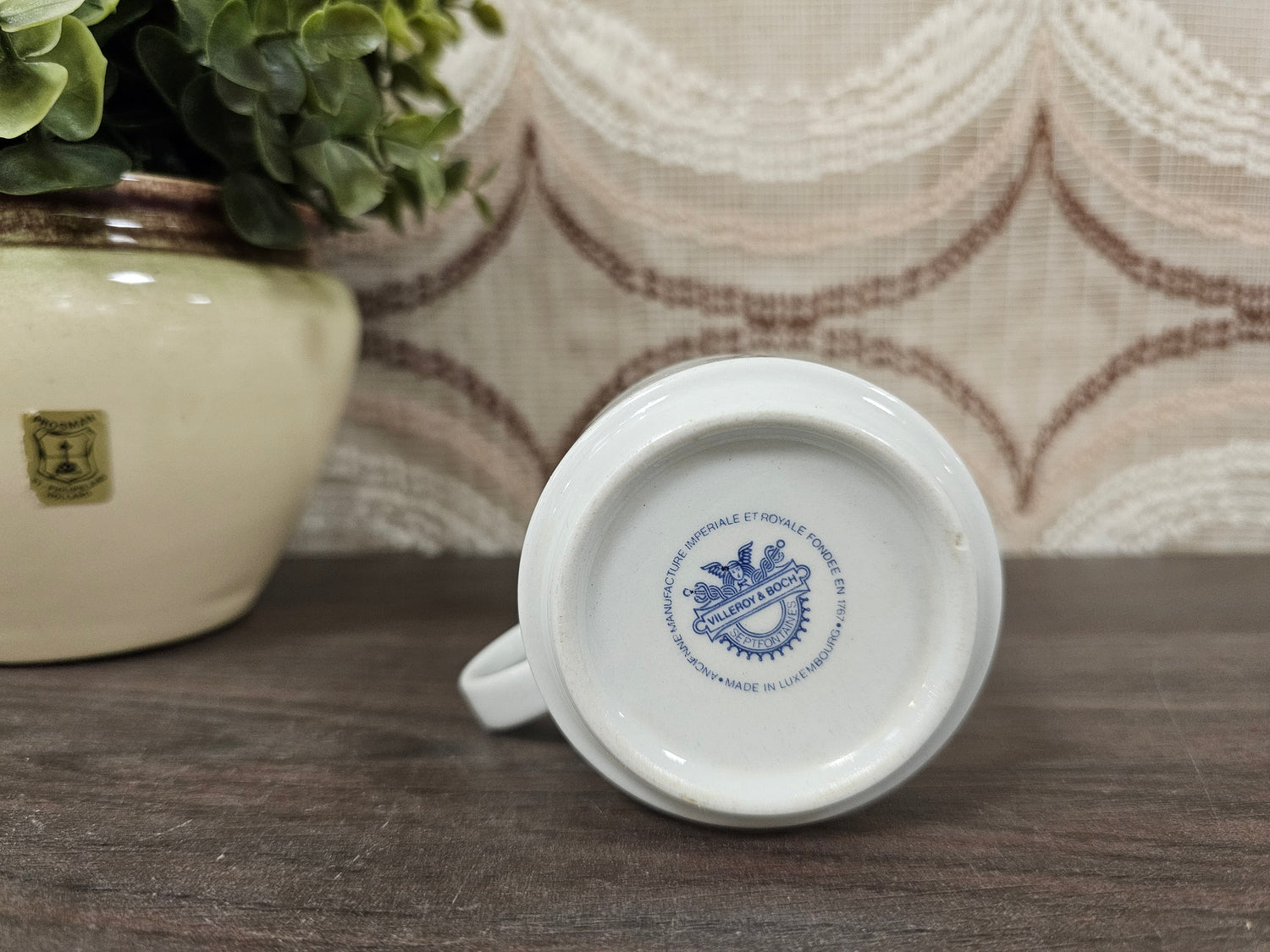 Villeroy Boch Royco vintage beker met groente afbeelding
