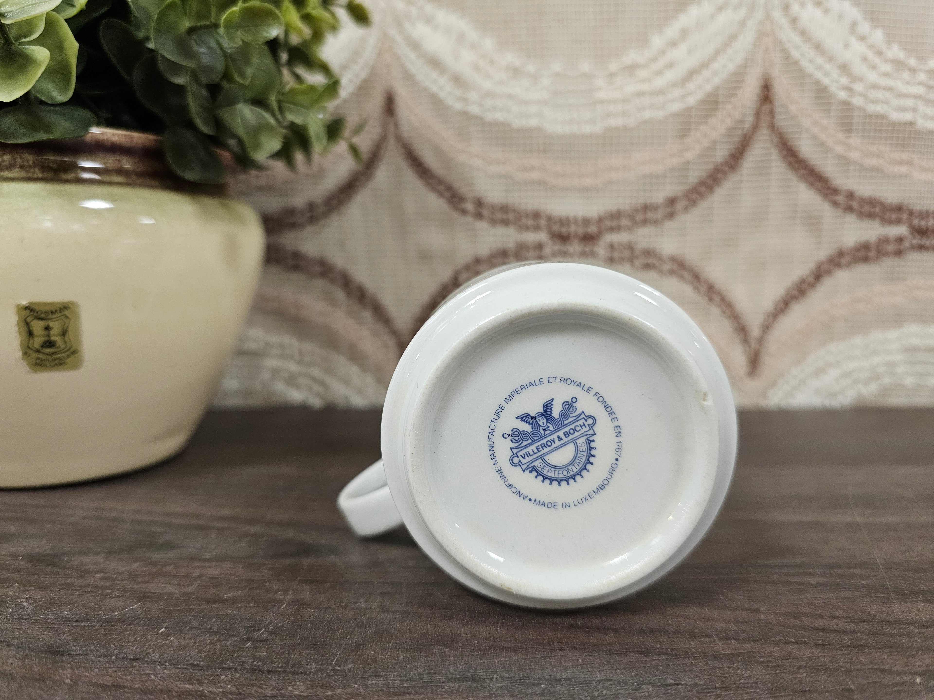 Villeroy Boch Royco vintage beker met groente afbeelding