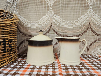 Villeroy &amp; Boch suikerpot en melkkannetje vintage