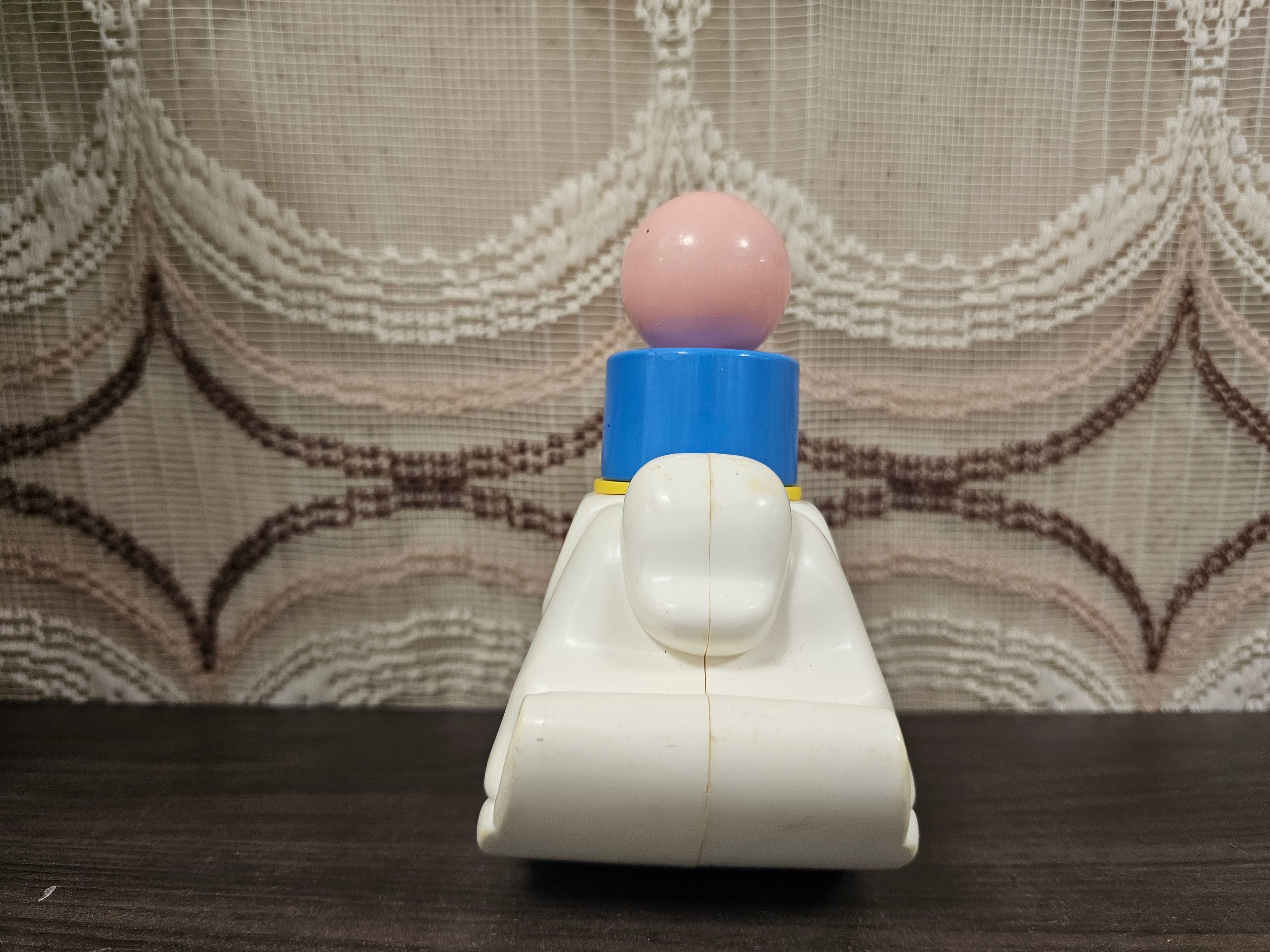 Vintage Fisher-Price hobbelpaard met poppetje