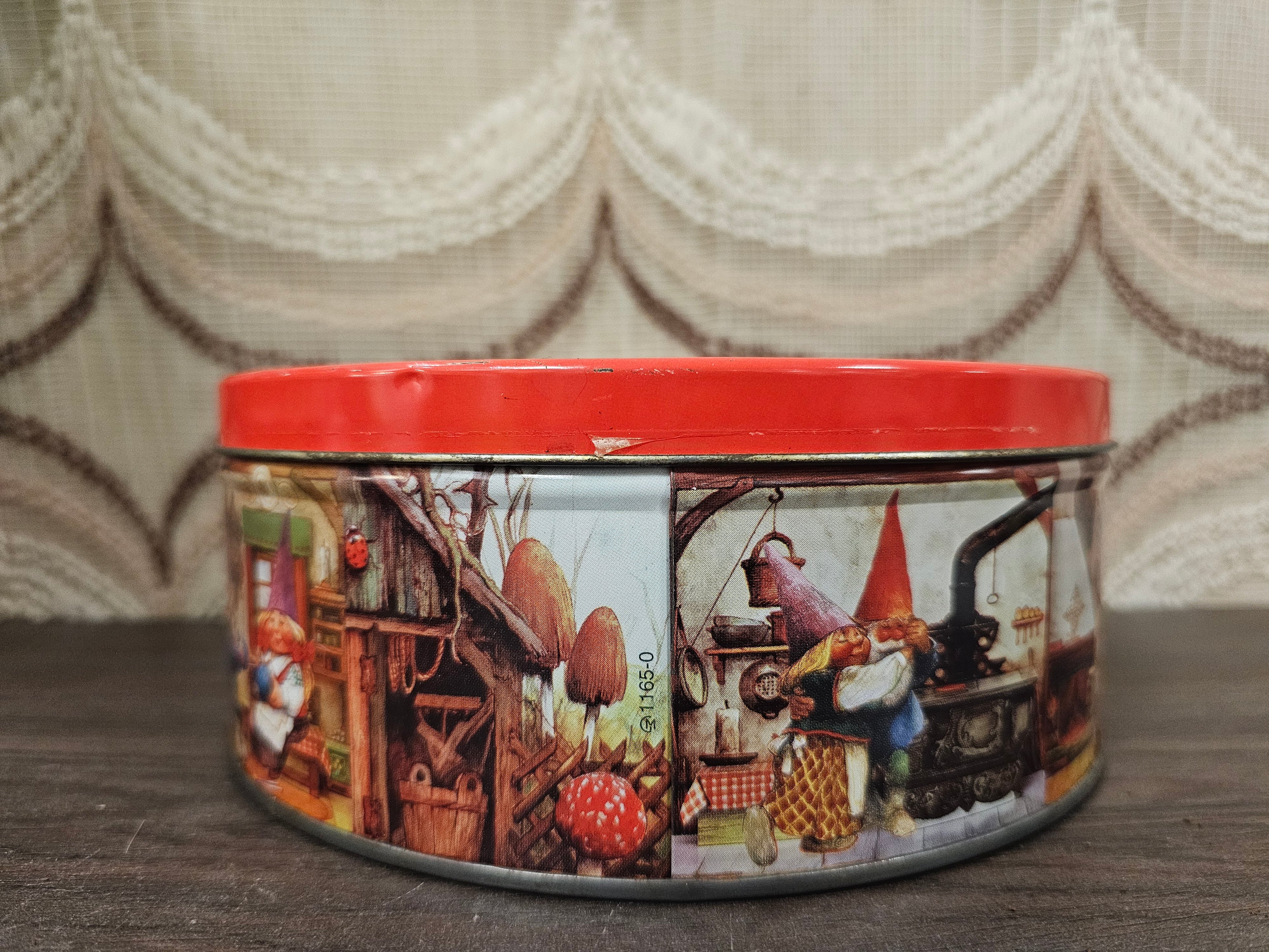 Rien Poortvliet kabouter koekjes blik vintage
