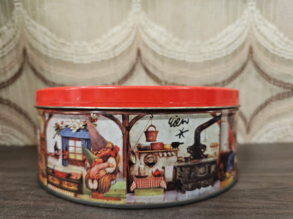 Rien Poortvliet kabouter koekjes blik vintage