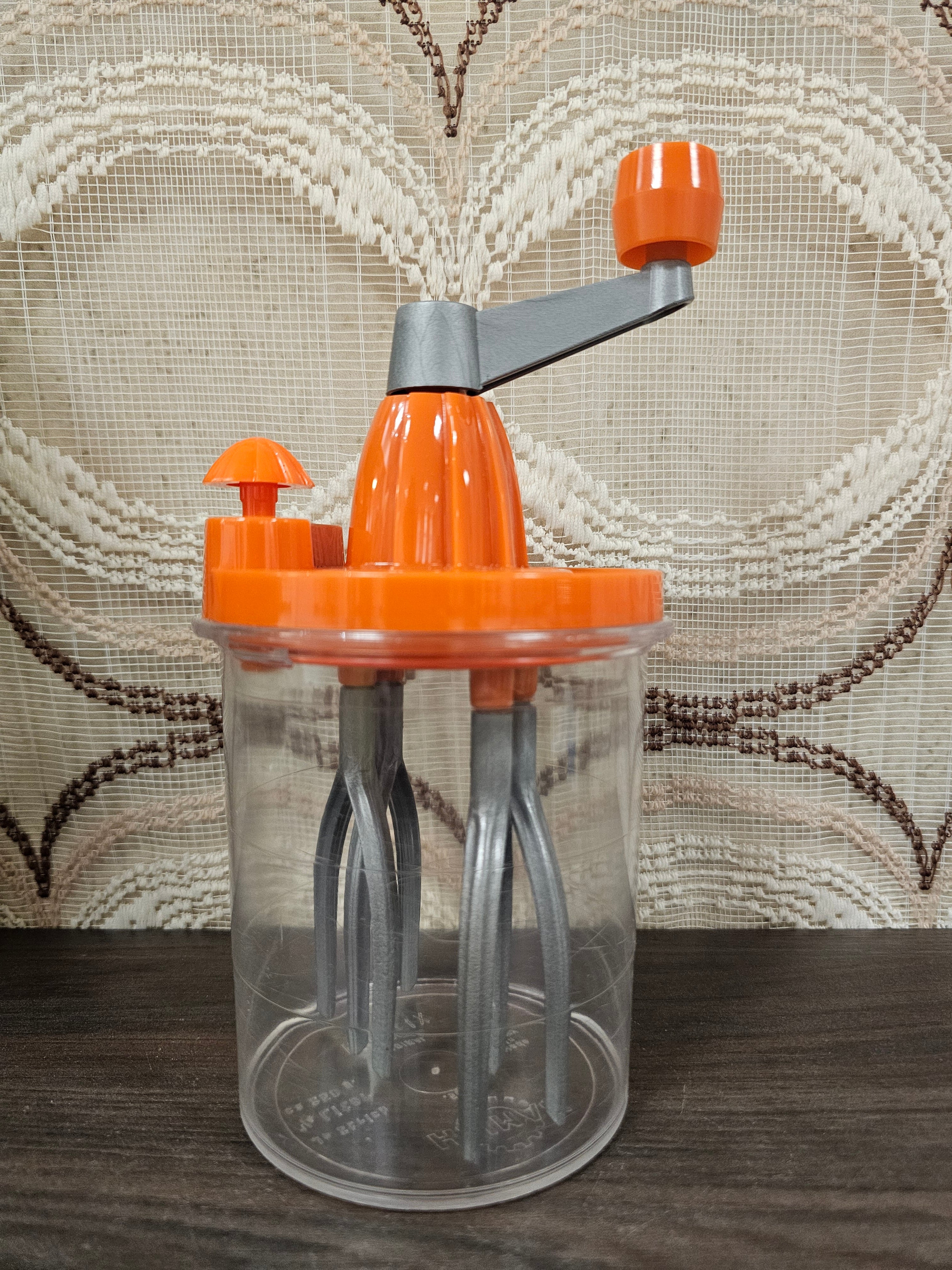 Ruhrfix vintage slagroomklopper oranje