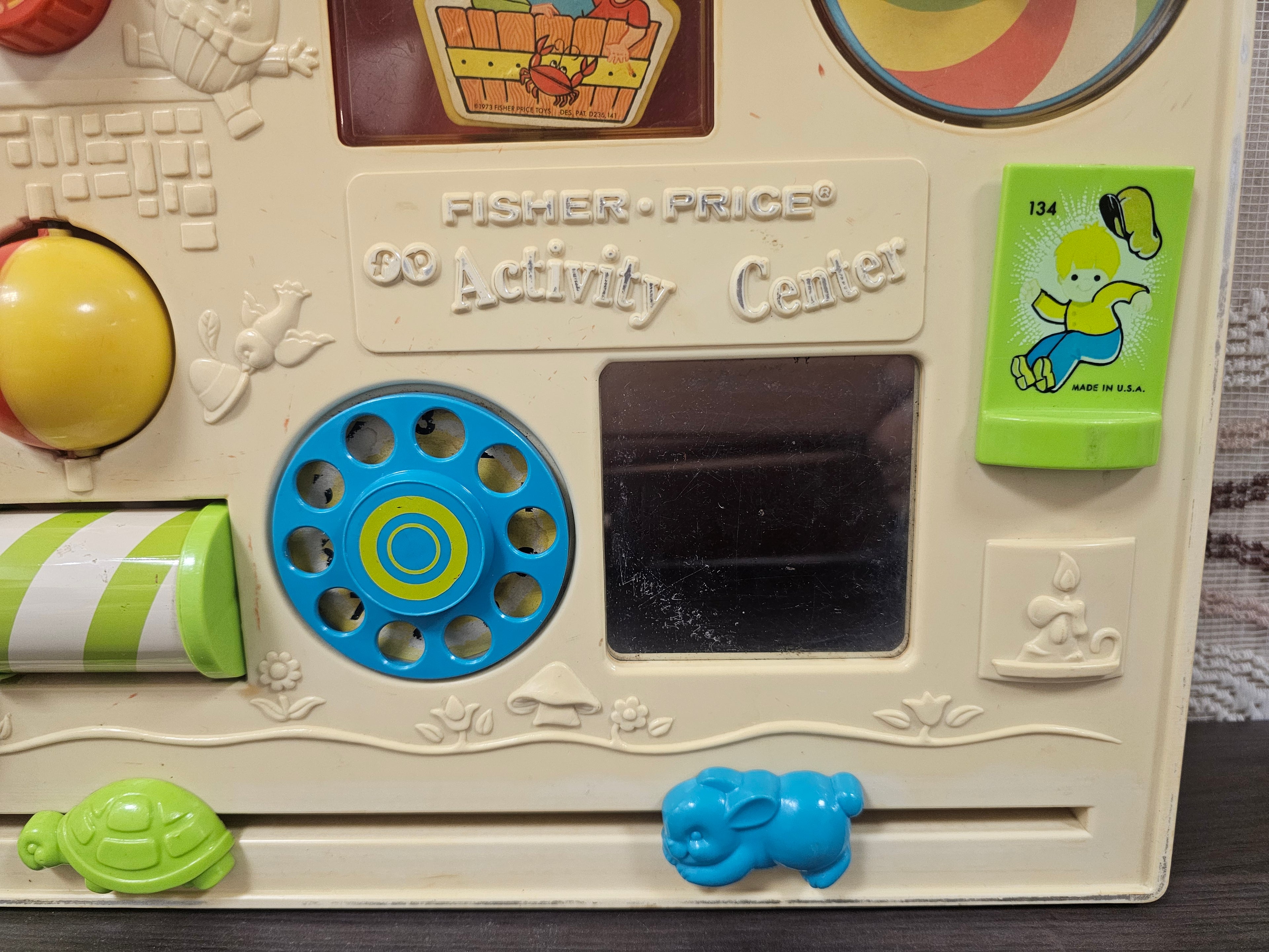 Fisher price vintage activity center rood