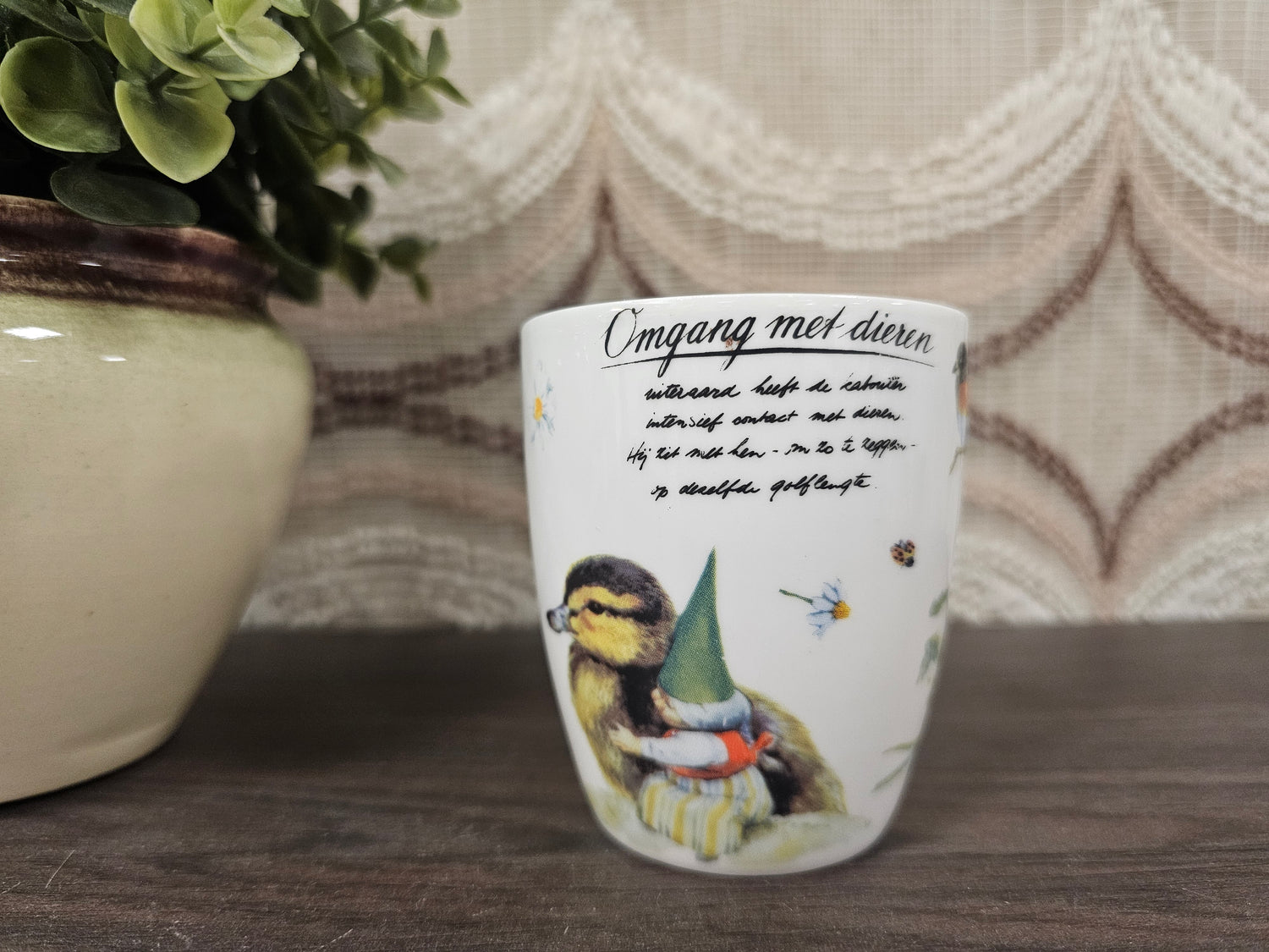 Rien Poortvliet beker Omgang met dieren vintage