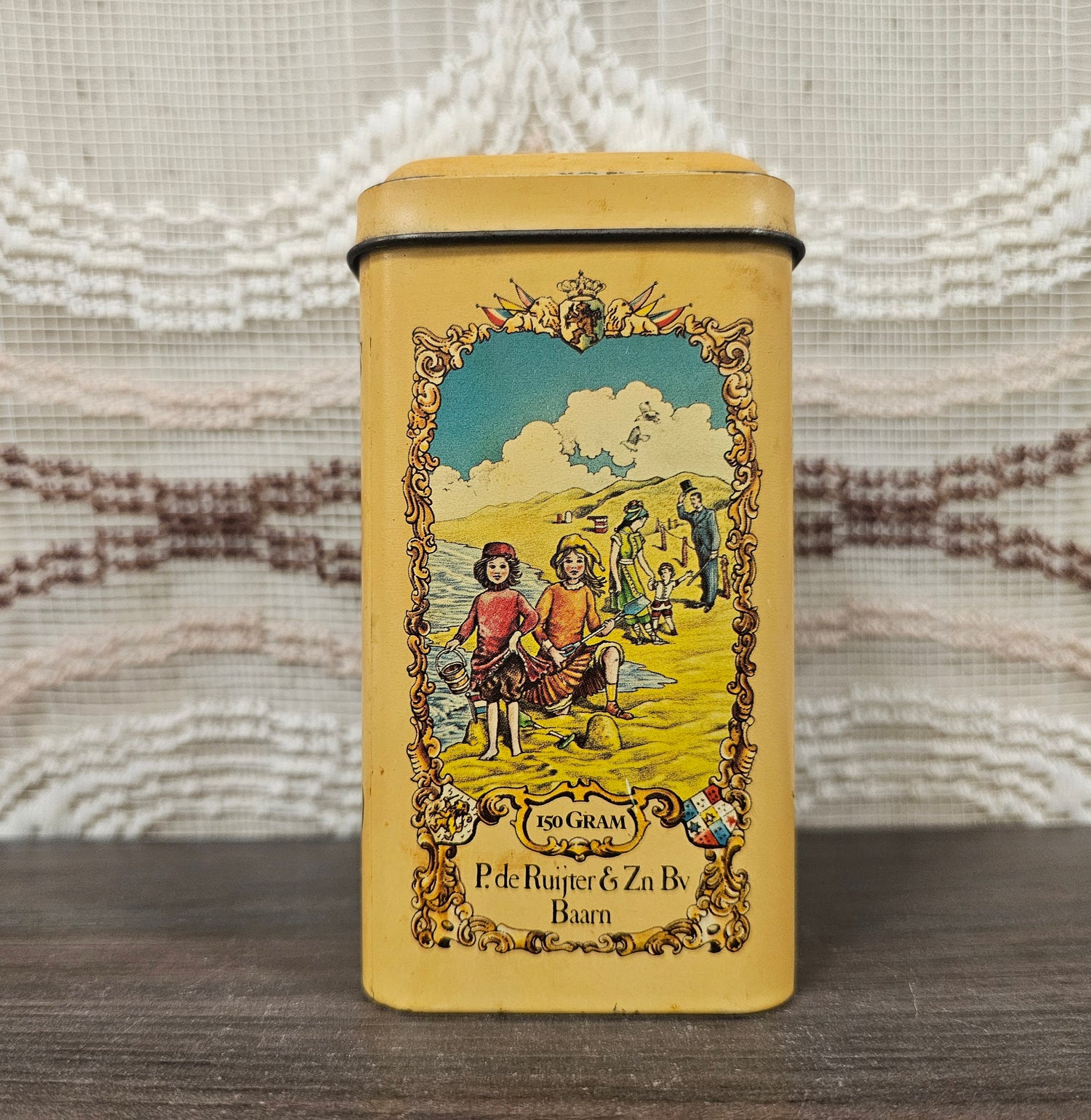 Vintage De Ruijter blik chocoladevlokken puur