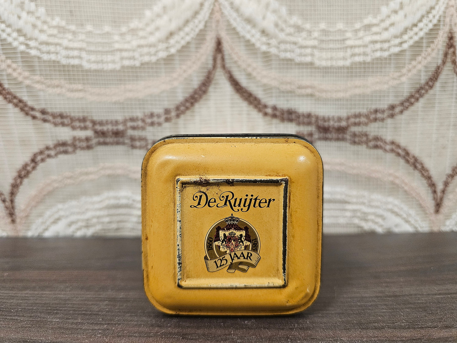 Vintage De Ruijter blik chocoladevlokken puur