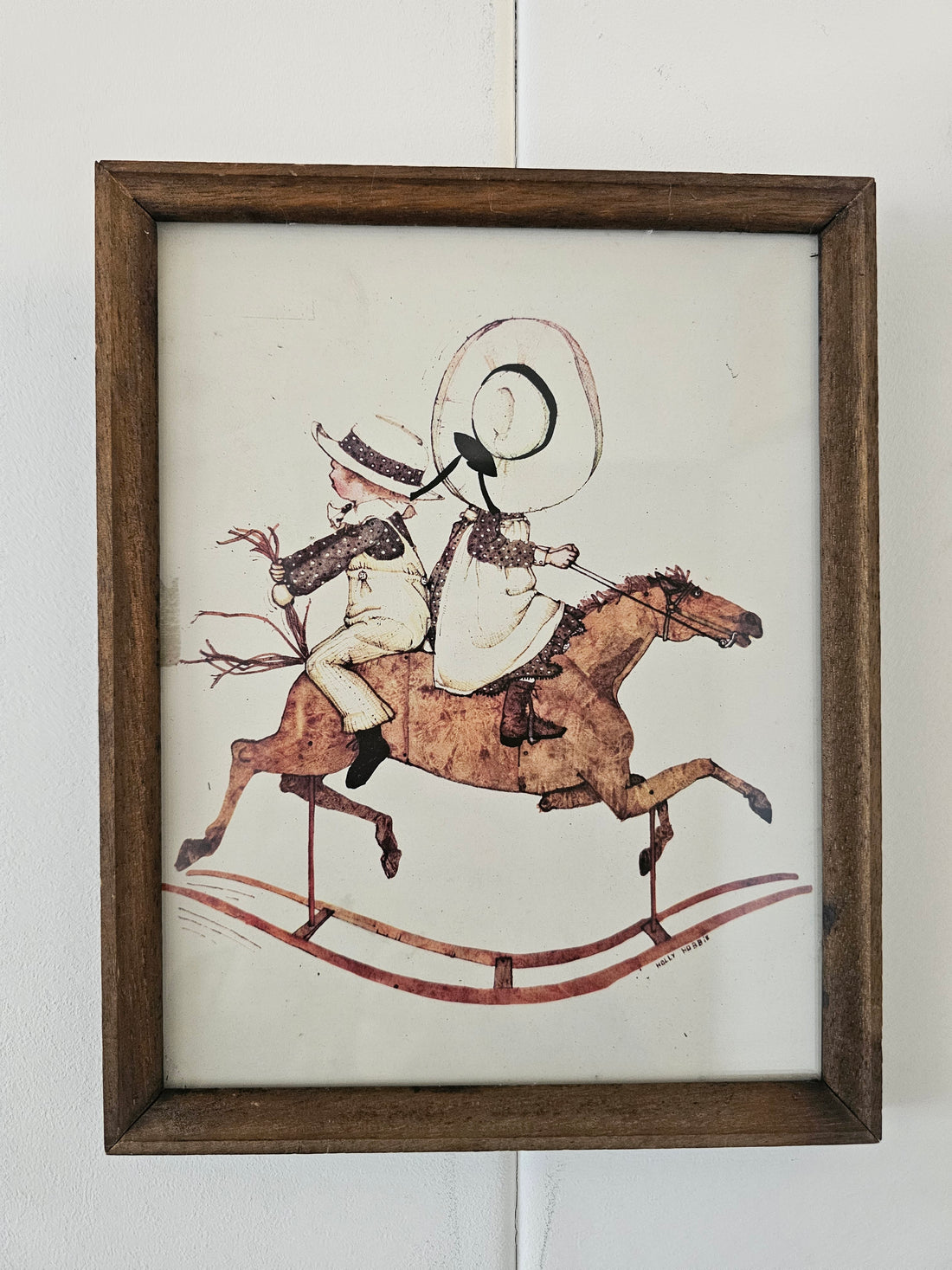 Holly Hobbie wanddecoratie kinderkamer ingelijste prent