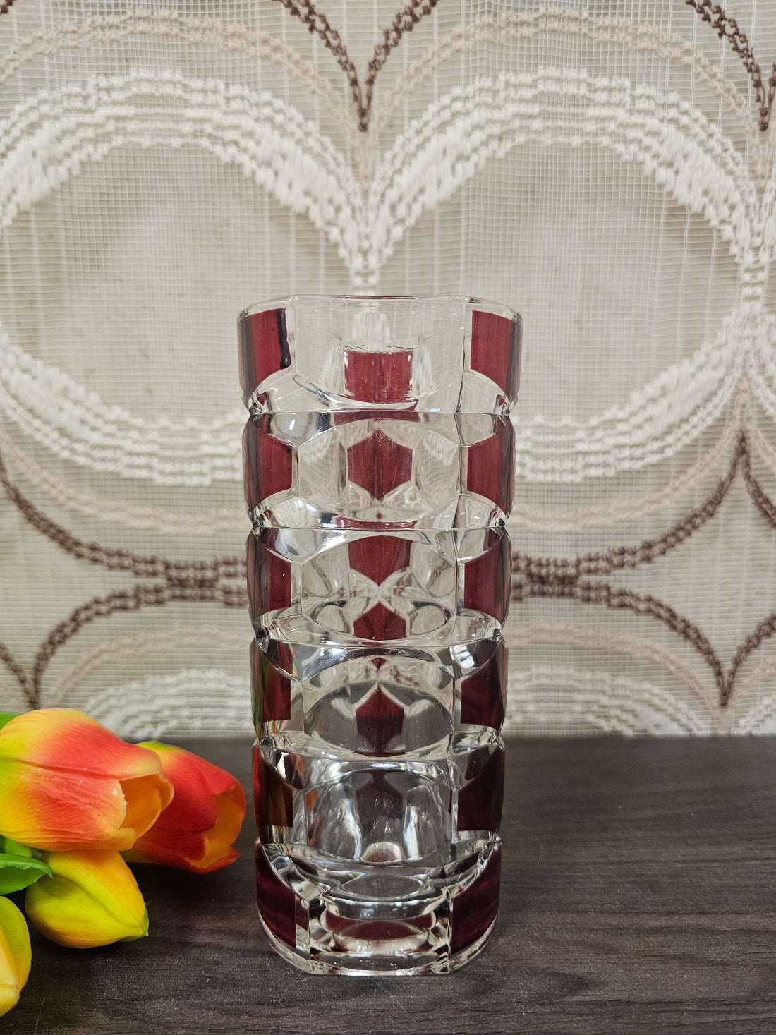 Luminarc vaas J.G. Durand vintage 17 cm