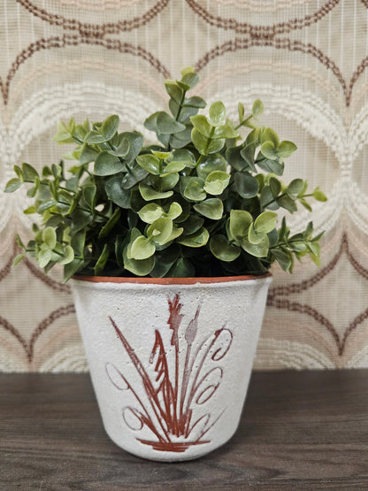 Vintage bloempot Boonstra keramiek 14 cm