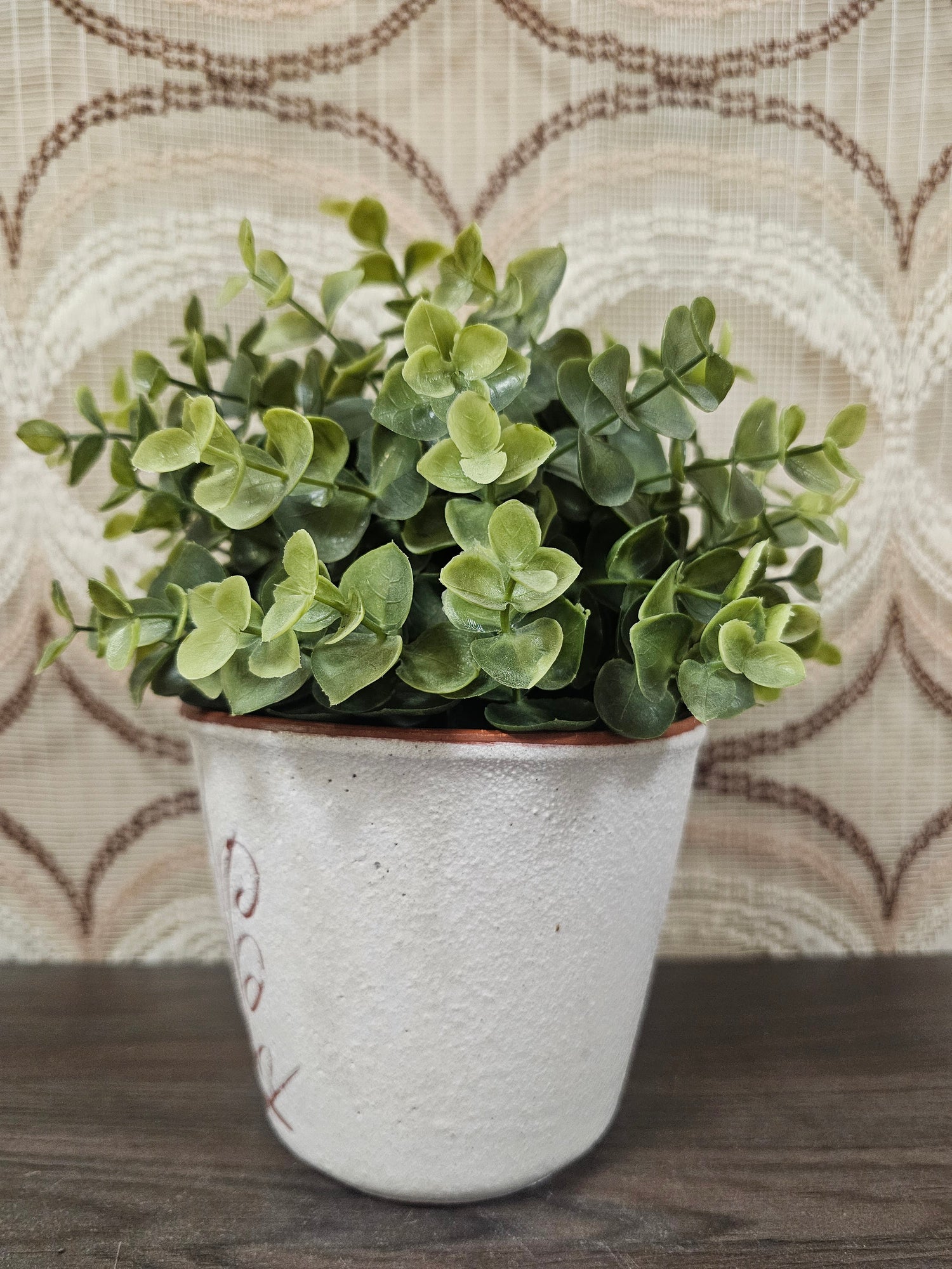 Vintage bloempot Boonstra keramiek 14 cm