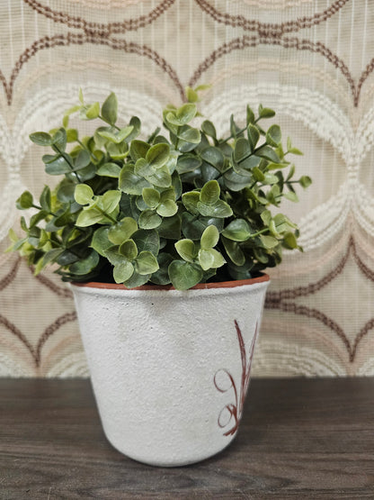 Vintage bloempot Boonstra keramiek 14 cm