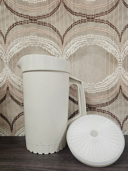 Tupperware kan crème met deksel – vintage jaren 80