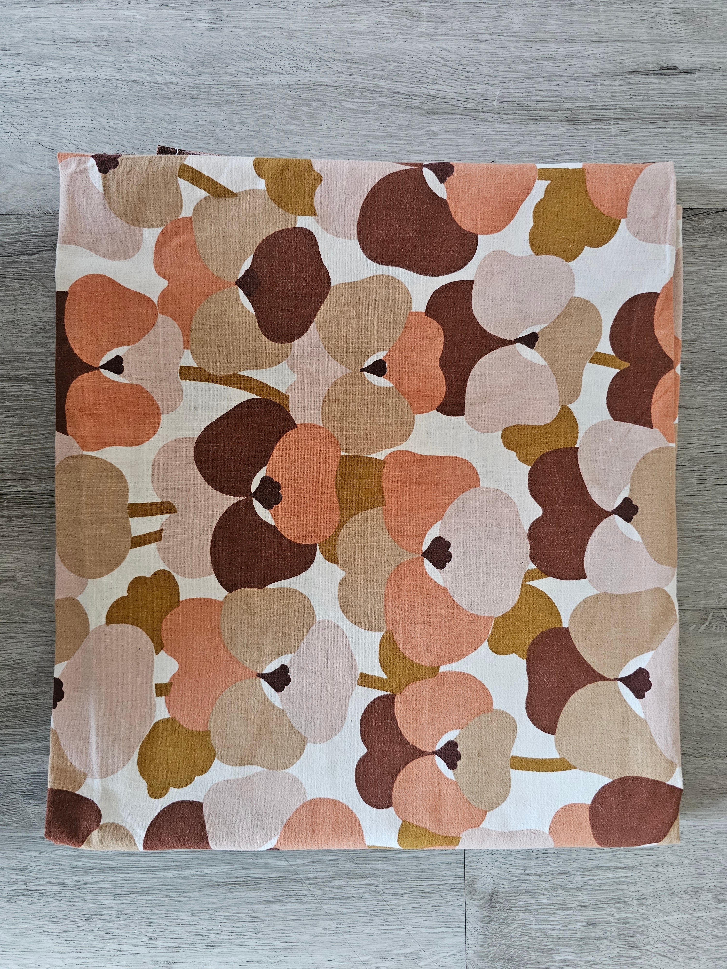 Vintage Cinderella laken 245 x 145 cm – bloemenpatroon