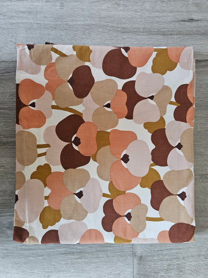 Vintage Cinderella laken 245 x 145 cm – bloemenpatroon