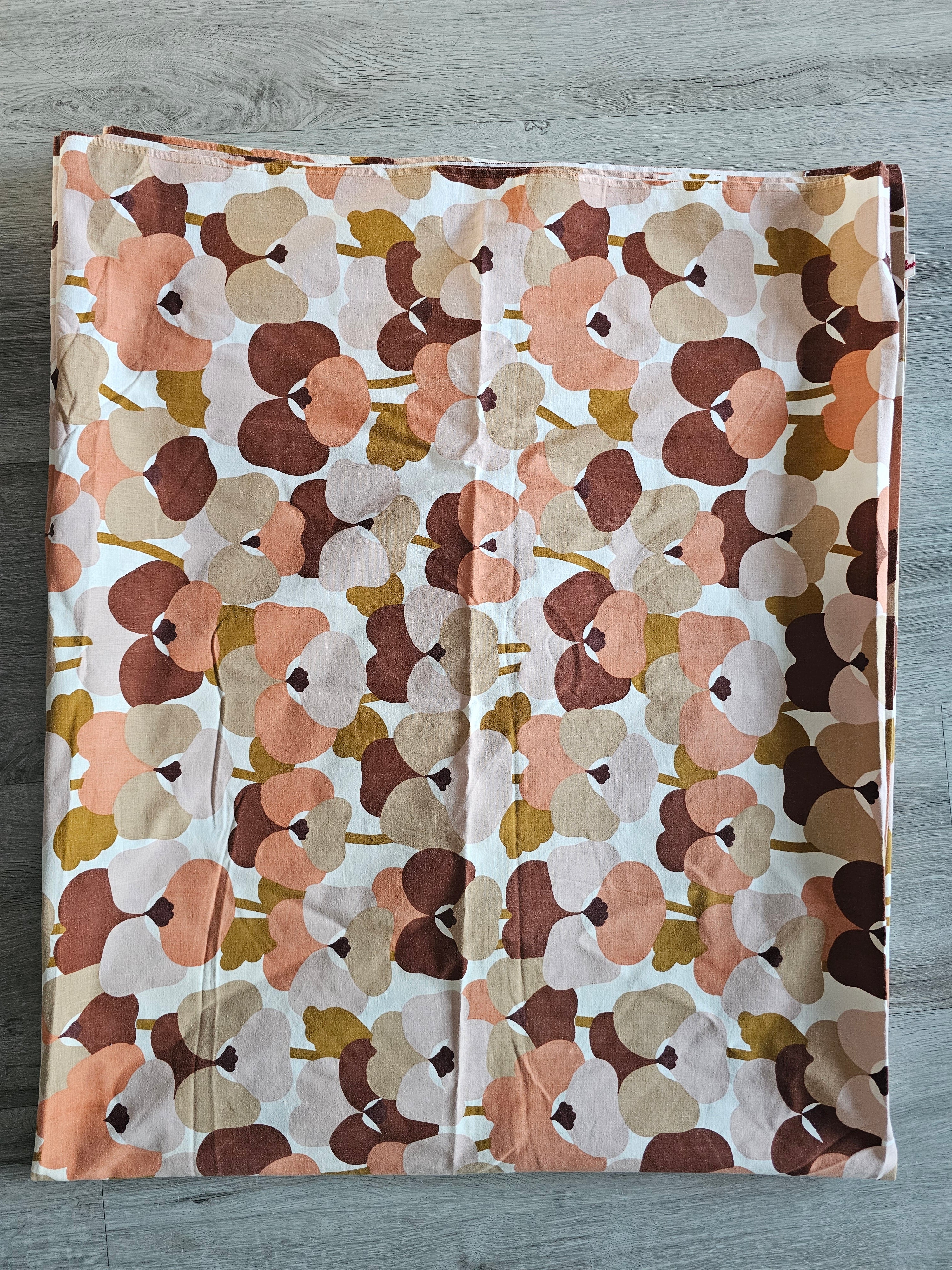 Vintage Cinderella laken 245 x 145 cm – bloemenpatroon