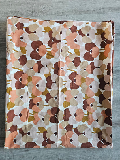 Vintage Cinderella laken 245 x 145 cm – bloemenpatroon