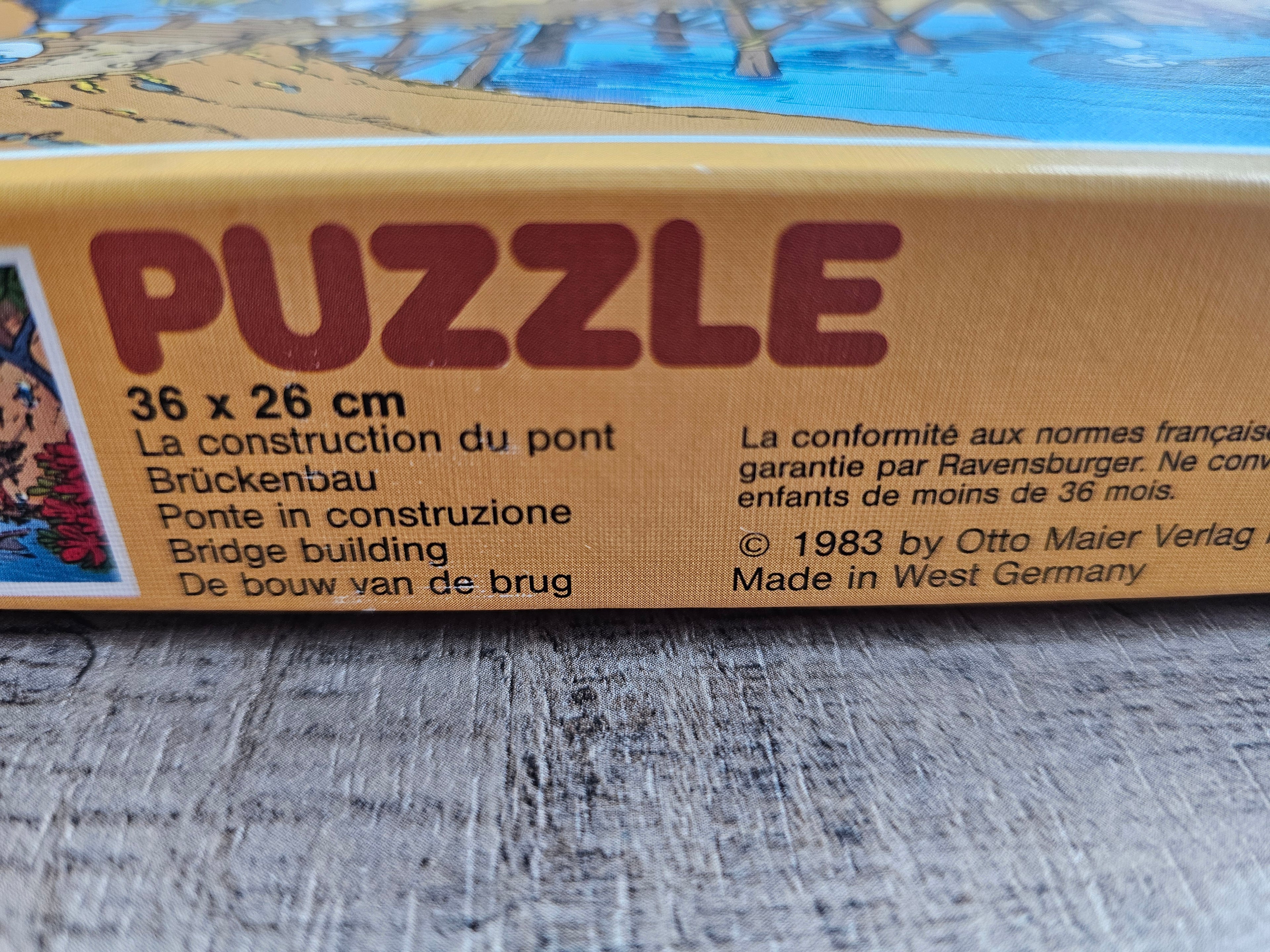 Ravensburger smurfen puzzel de bouw van de brug