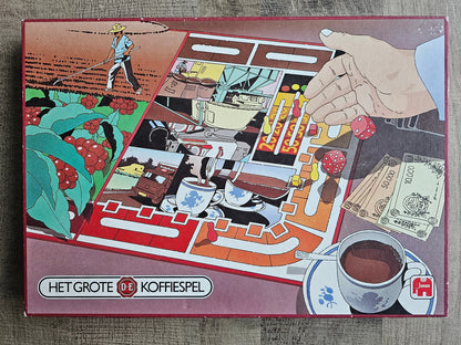 Het grote DE koffiespel 1985 vintage bordspel