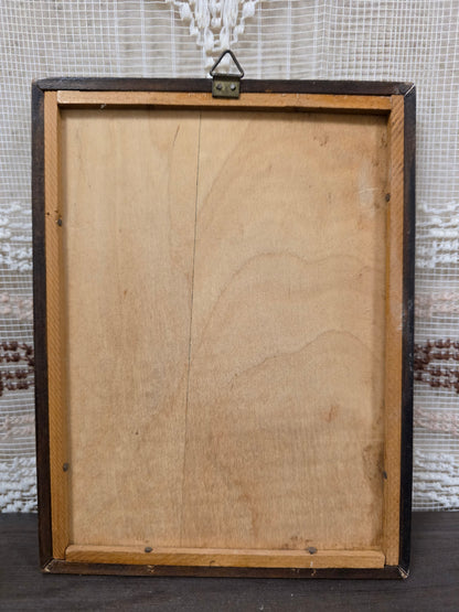 Vintage Hummel prentje op hout – tweestemmig liederen zingen