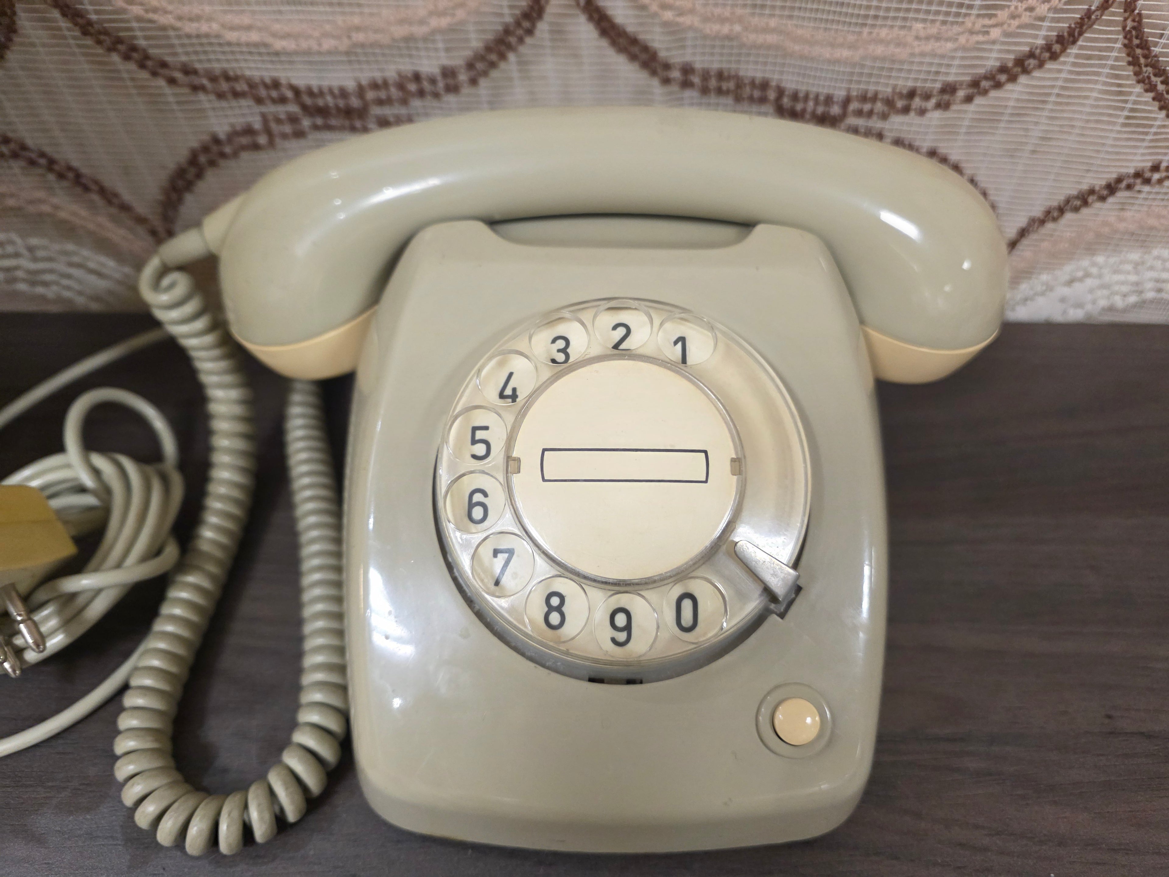 Vintage PTT T65 telefoon originele draaischijf jaren 70