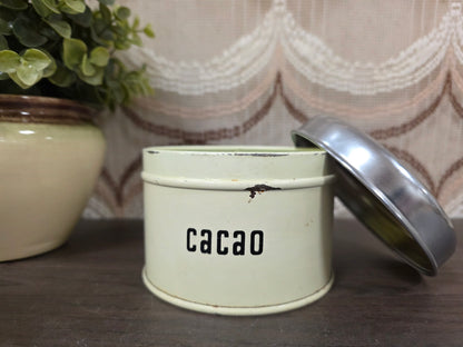 Brabantia blik cacao crème – vintage 11 x 8 cm