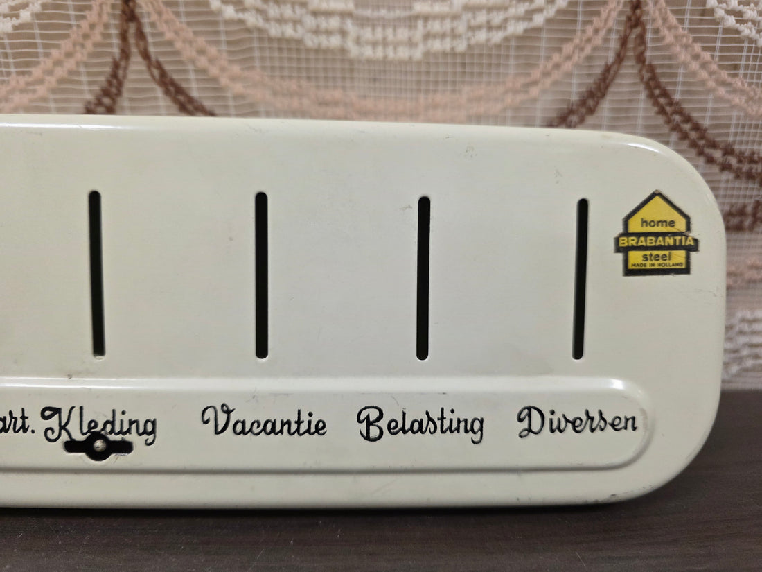 Brabantia vintage huishoudspaarpot creme