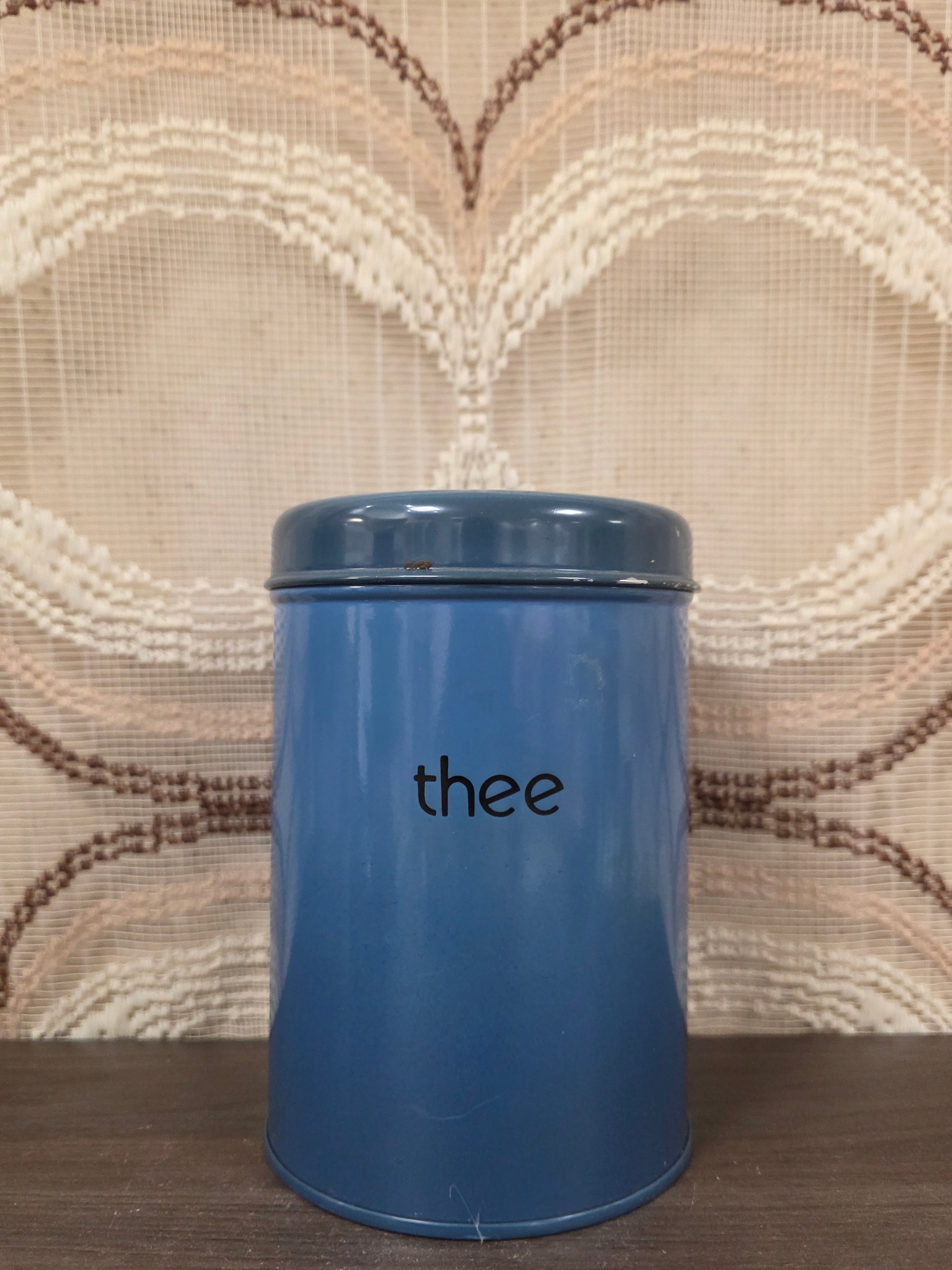 Brabantia blauw bilk thee vintage jaren 70