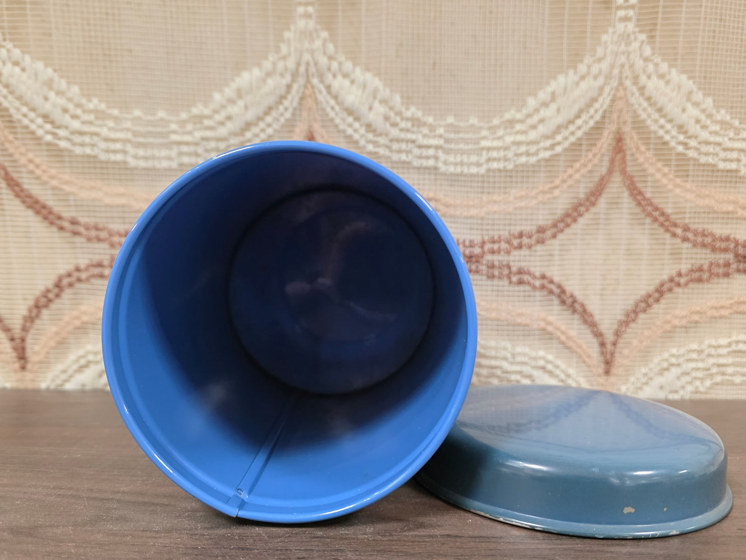 Brabantia blauw bilk thee vintage jaren 70