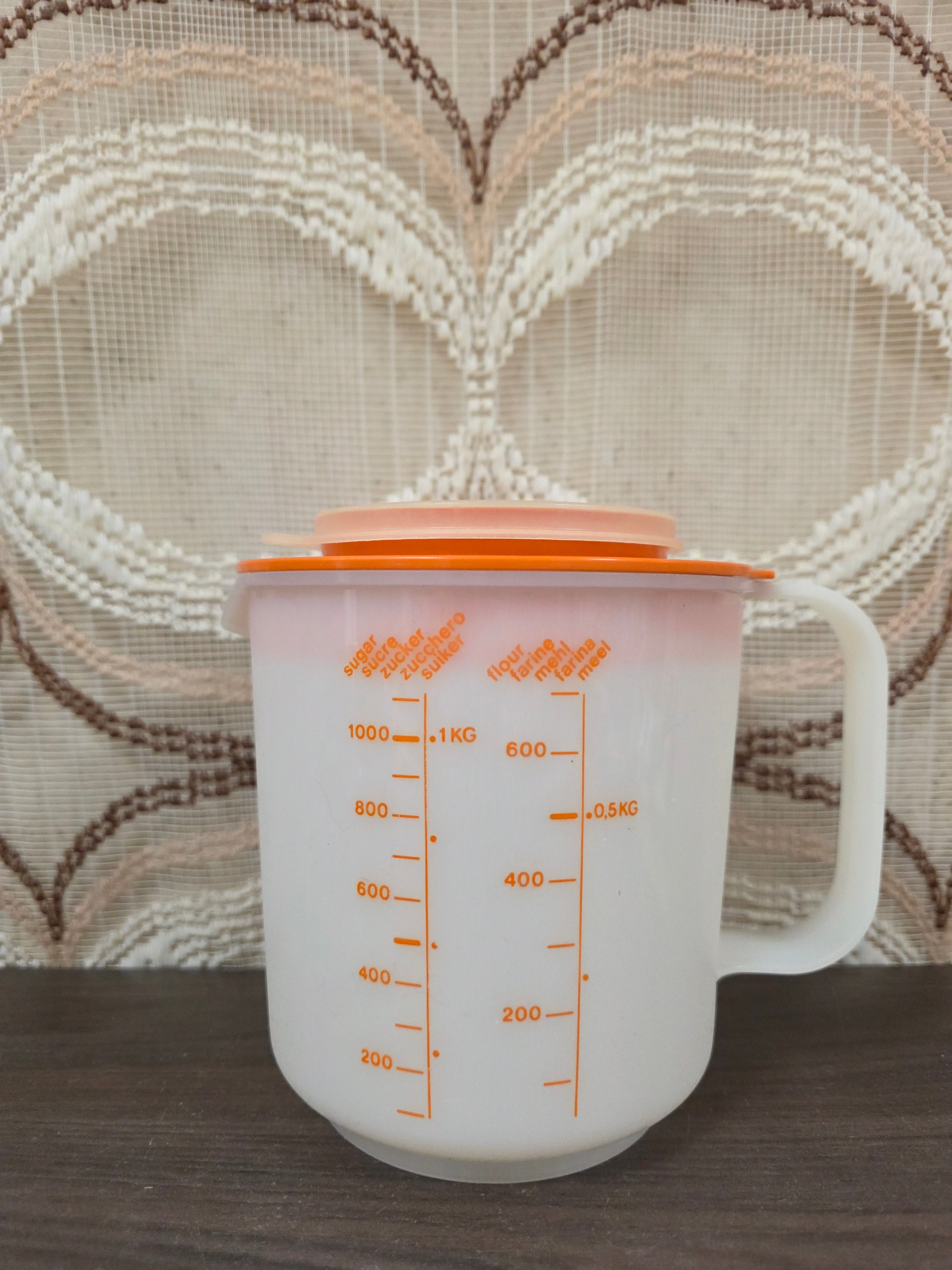 Tupperware maatbeker 1,2 liter oranje