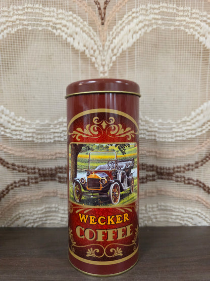 Wecker coffee blik 18 cm – vintage koffieblik