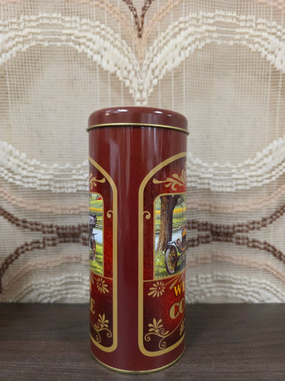 Wecker coffee blik 18 cm – vintage koffieblik