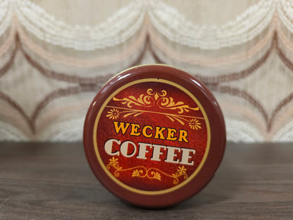 Wecker coffee blik 18 cm – vintage koffieblik