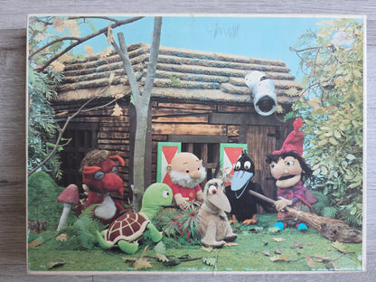 Paulus en vrienden bij het boshuis – vintage puzzel