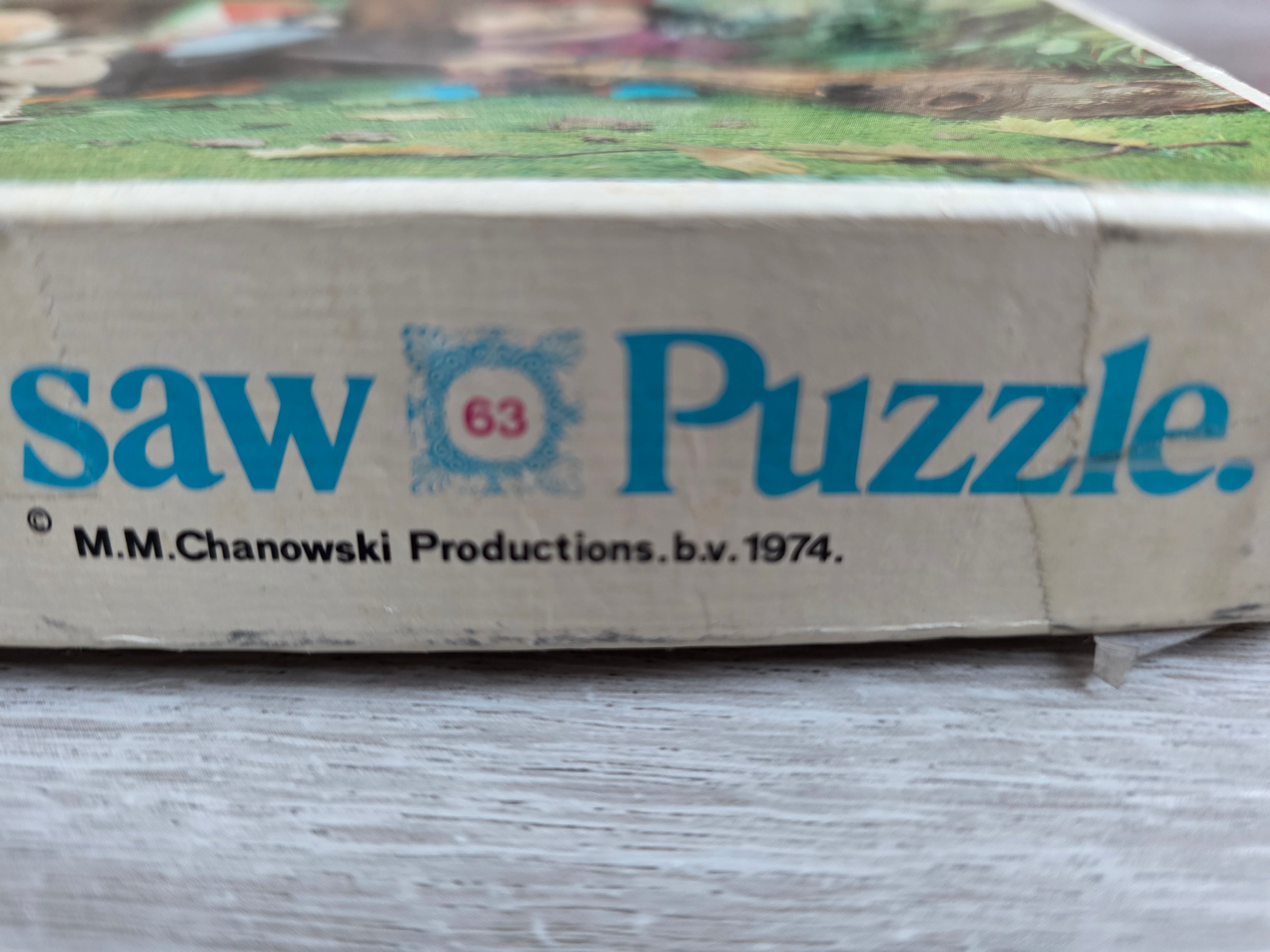 Paulus en vrienden bij het boshuis – vintage puzzel