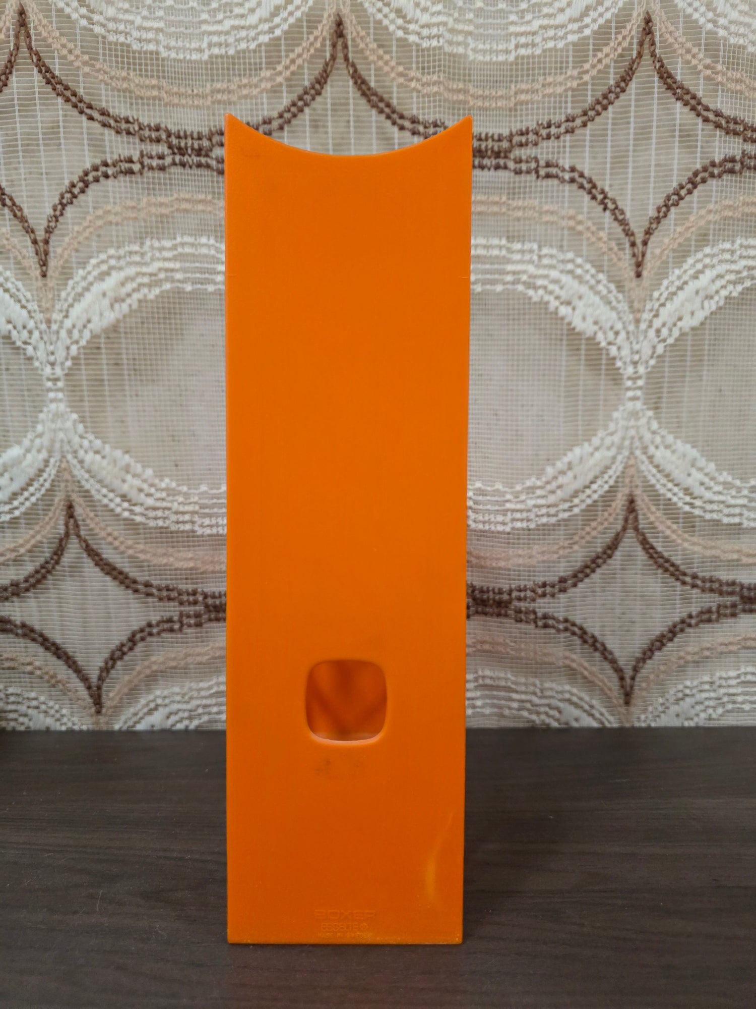 Boxer opbergcassette oranje vintage space age