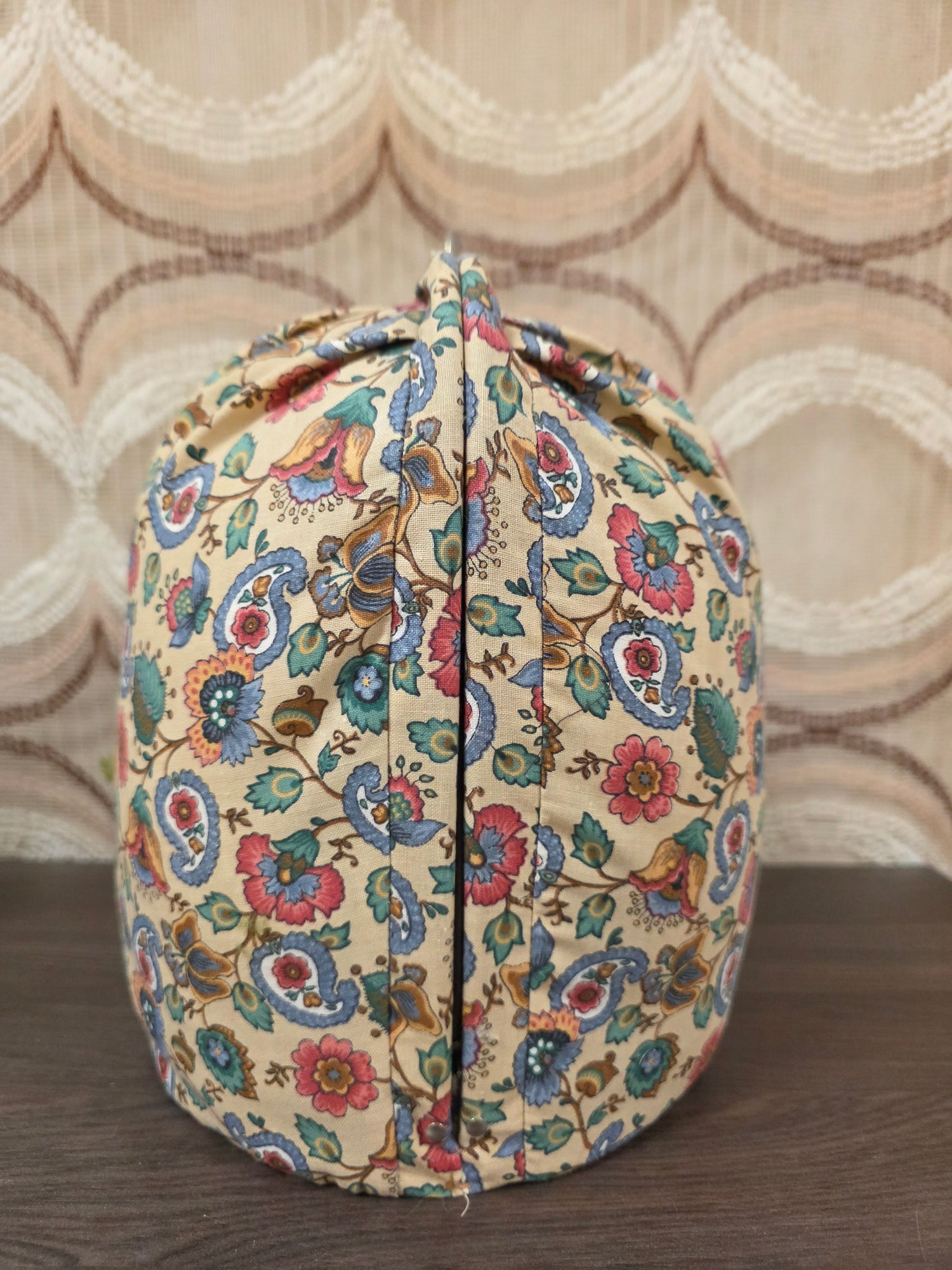 Douwe Egberts theebeurs bloemenprint met knip