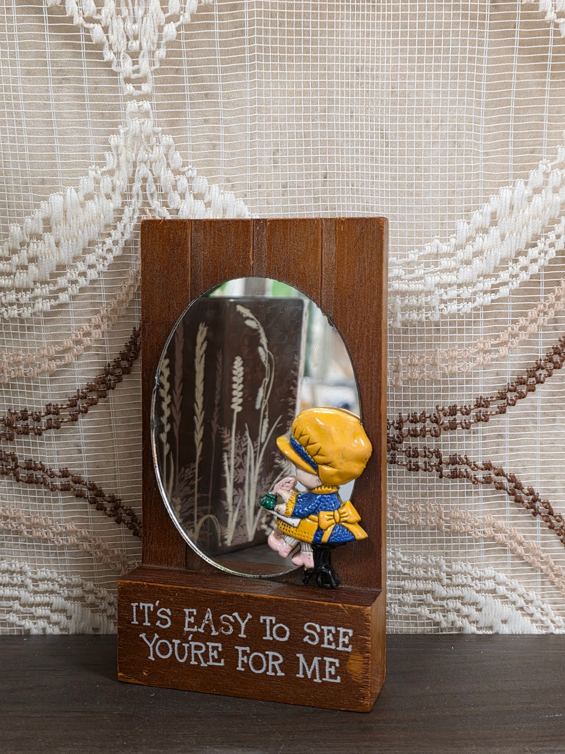 Holly Hobbie spiegel met tekst