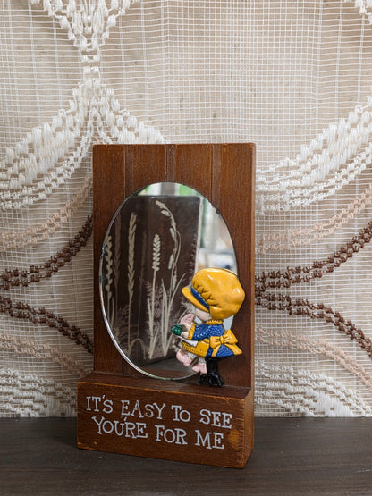 Holly Hobbie spiegel met tekst