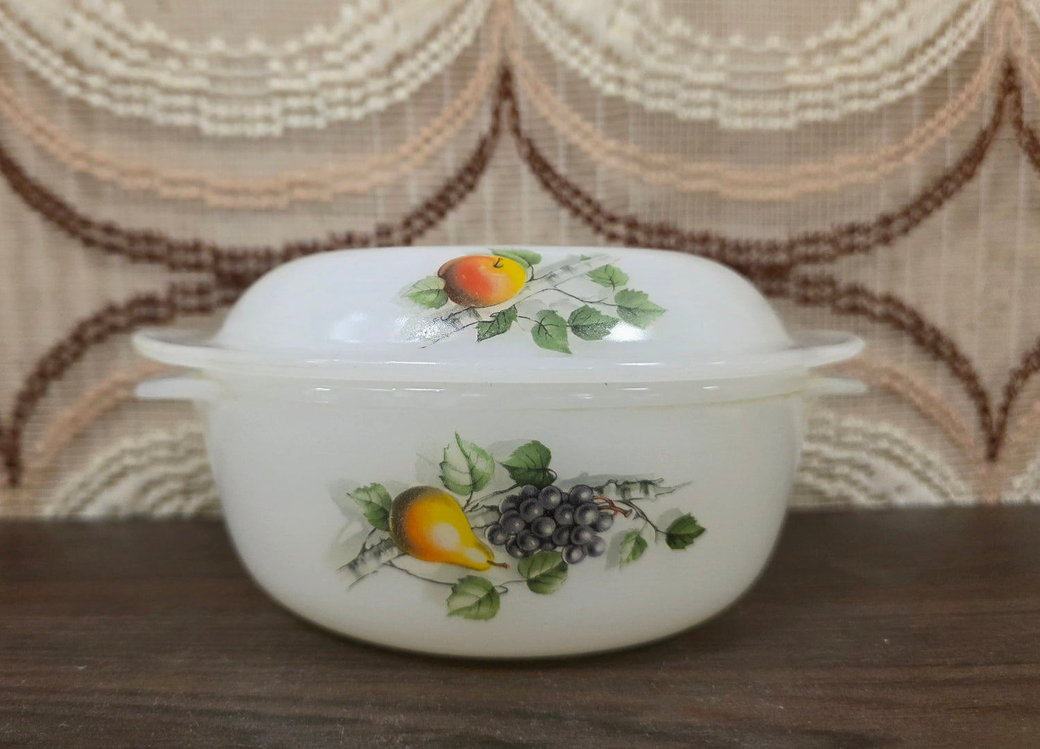 Arcopal Fruit de France ovenschaal met deksel 13,5 cm