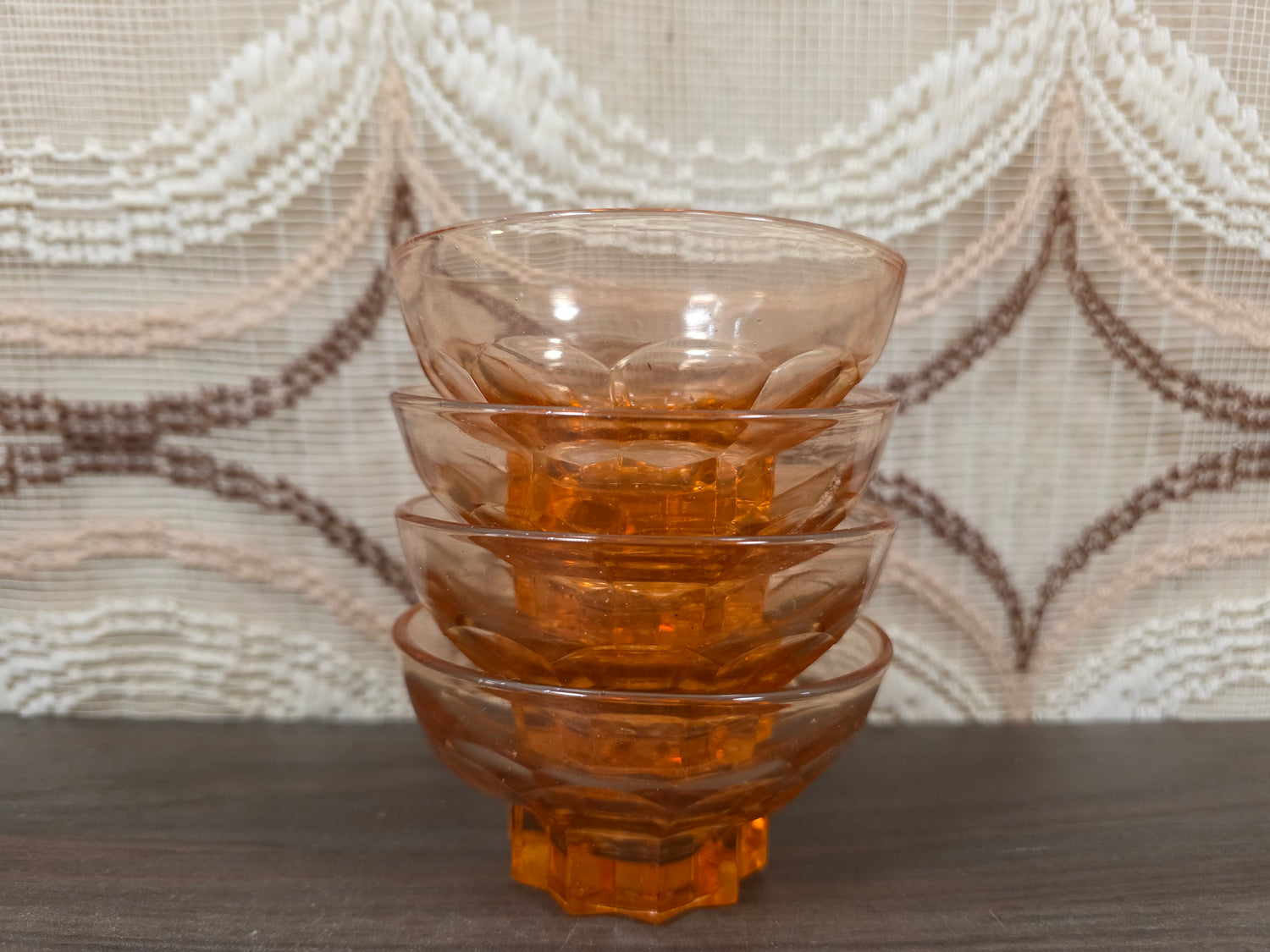 Arcoroc Rosaline roze persglas schaaltjes