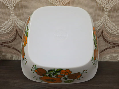 Tefal melamine schaal jaren ’70 – vintage saladeschaal met bloemenprint