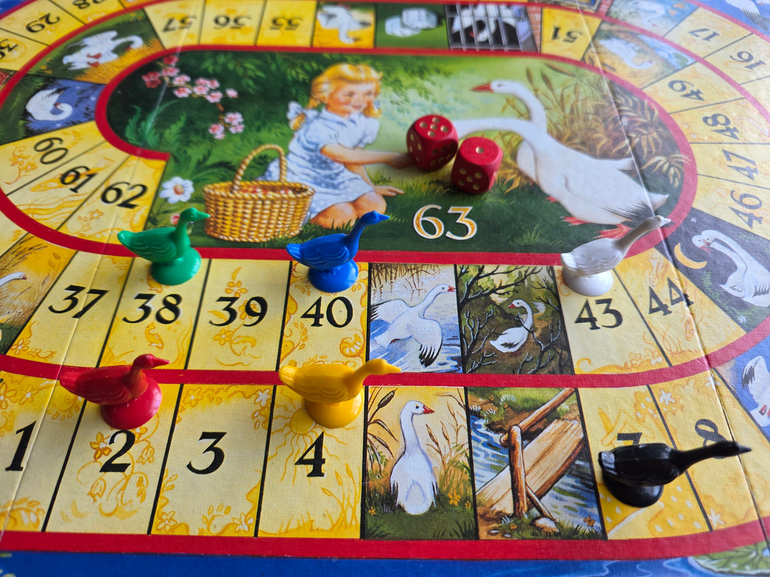 Jumbo Hollands Ganzenbord vintage bordspel